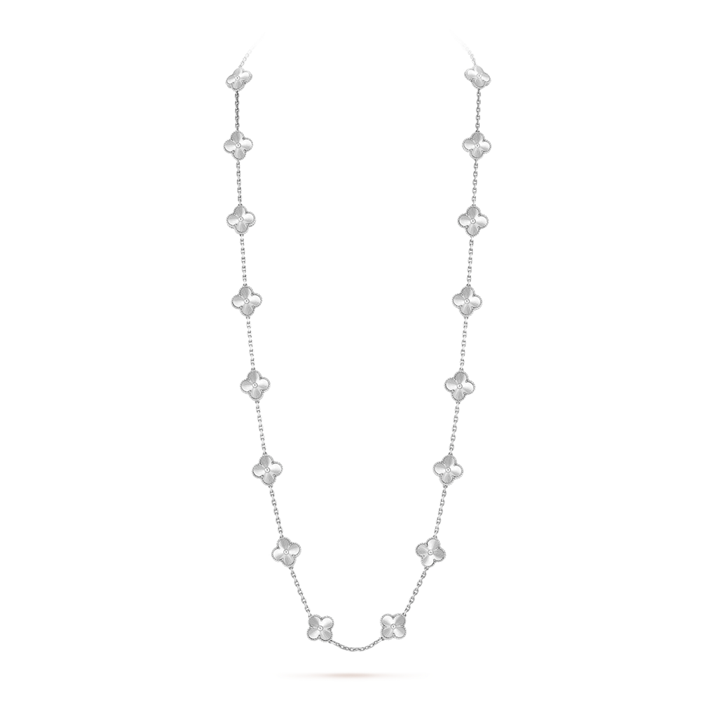 [Elara jewelsry ]CLOVER 20 MOTIFS  LASER SILVER