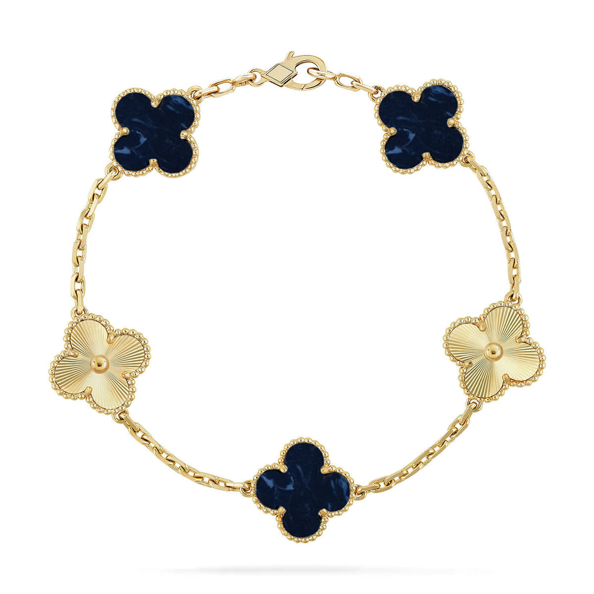 [Elara jewelsry ]CLOVER 5 MOTIF PIETERSITE BRACELET COLLECTION