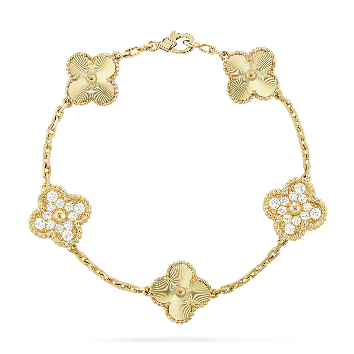 [Elara jewelsry ] CLOVER 5 MOTIF LASER BRACELET COLLECTION