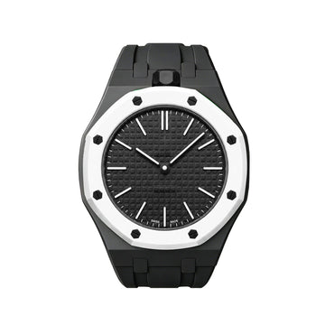 Oak Pop Exclusive Black Silicone Strap