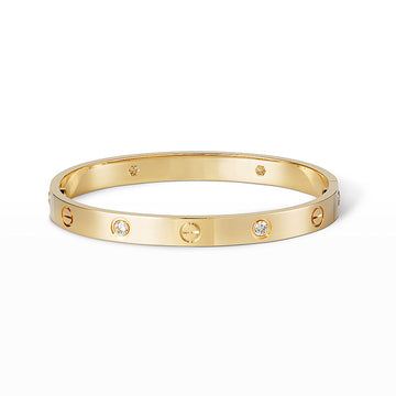 [Elara jewelsry ]LOVE BRACELET 6.1MM 4 DIAMONDS