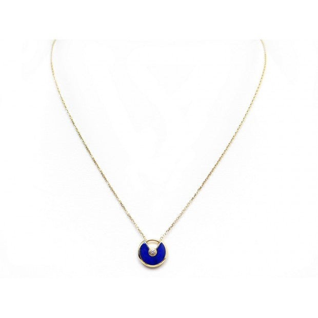 [Elara jewelsry ]AMULETTE ROSE GOLD AGATE NECKLACE