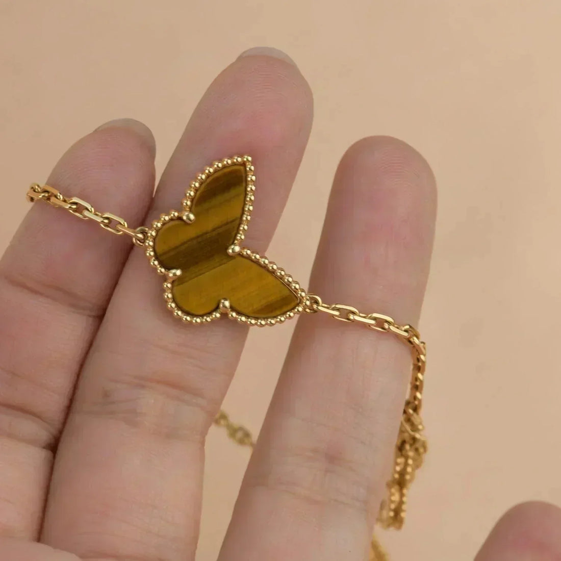 [Elara jewelsry ]LUCKY SPRING 5 MOTIF GOLD BRACELET