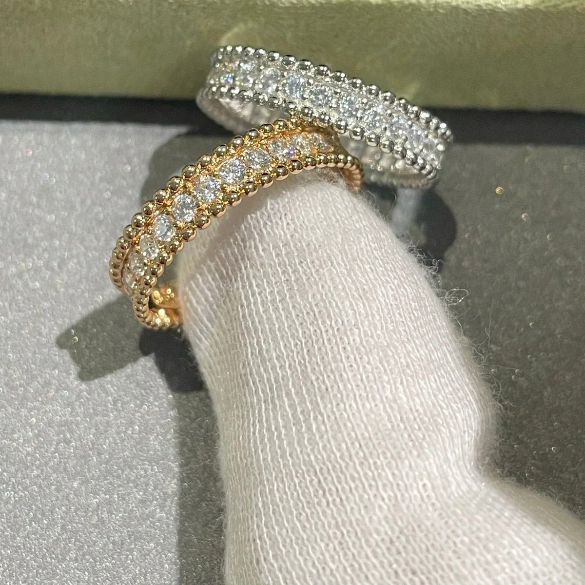 [Elara jewelsry ]PERLEE DIAMOND ROSE GOLD RING
