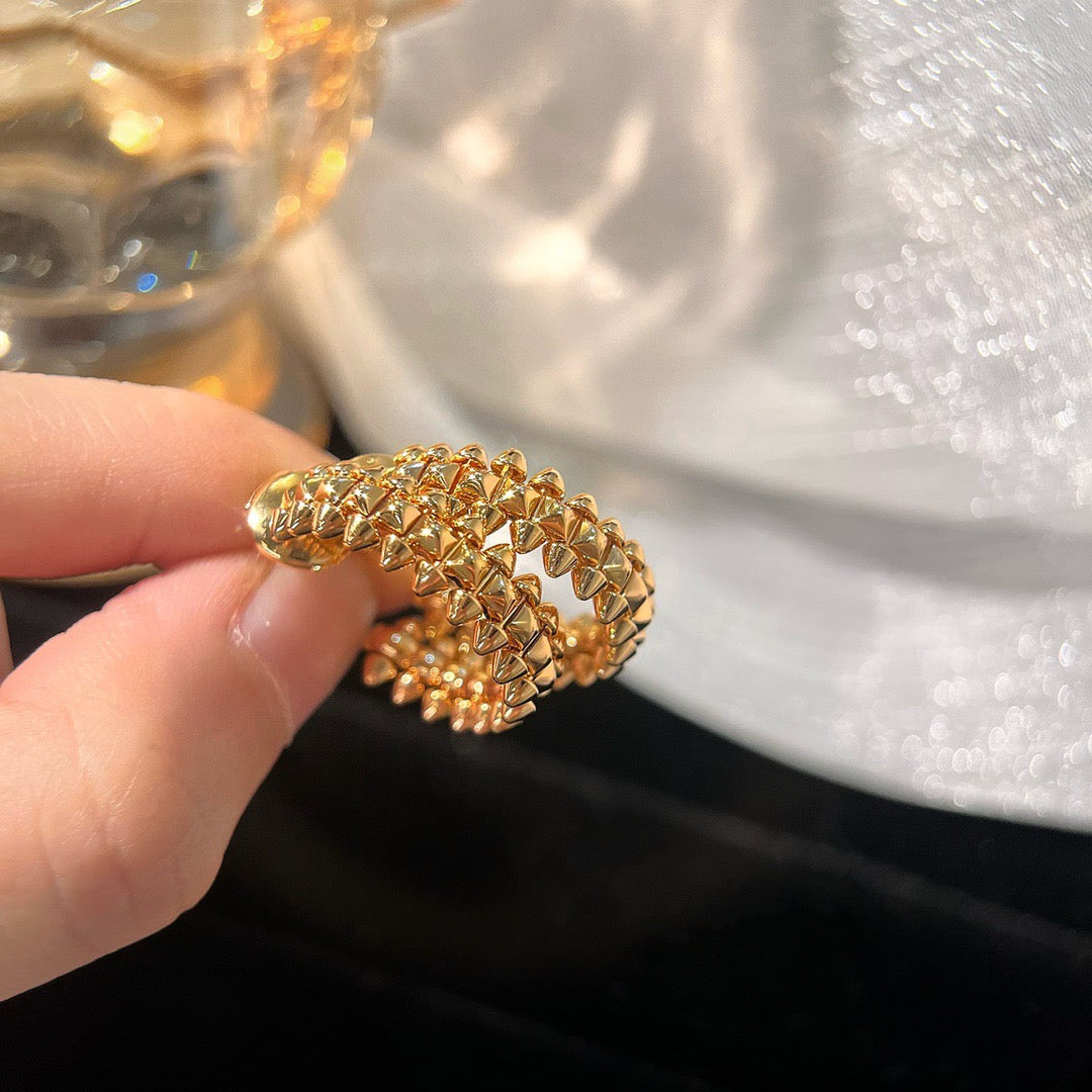 [Elara jewelsry ]CLASH SMALL HOOP EARRINGS