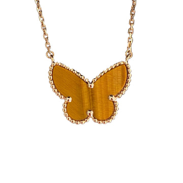 [Elara jewelsry ] TIGER__ EYE BUTTERFLY NECKLACE