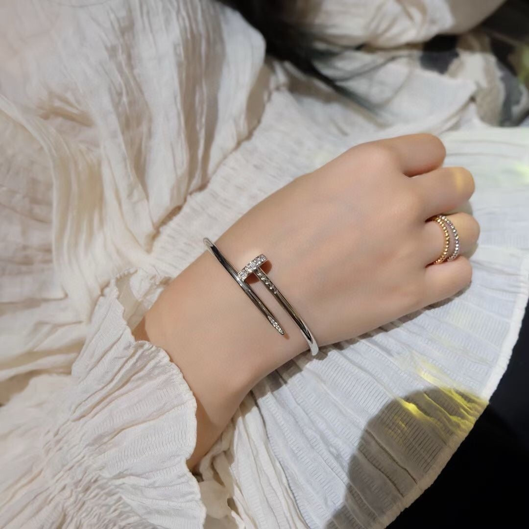 [Elara jewelsry ]JUSTE BRACELET 3.5MM DIAMONDS