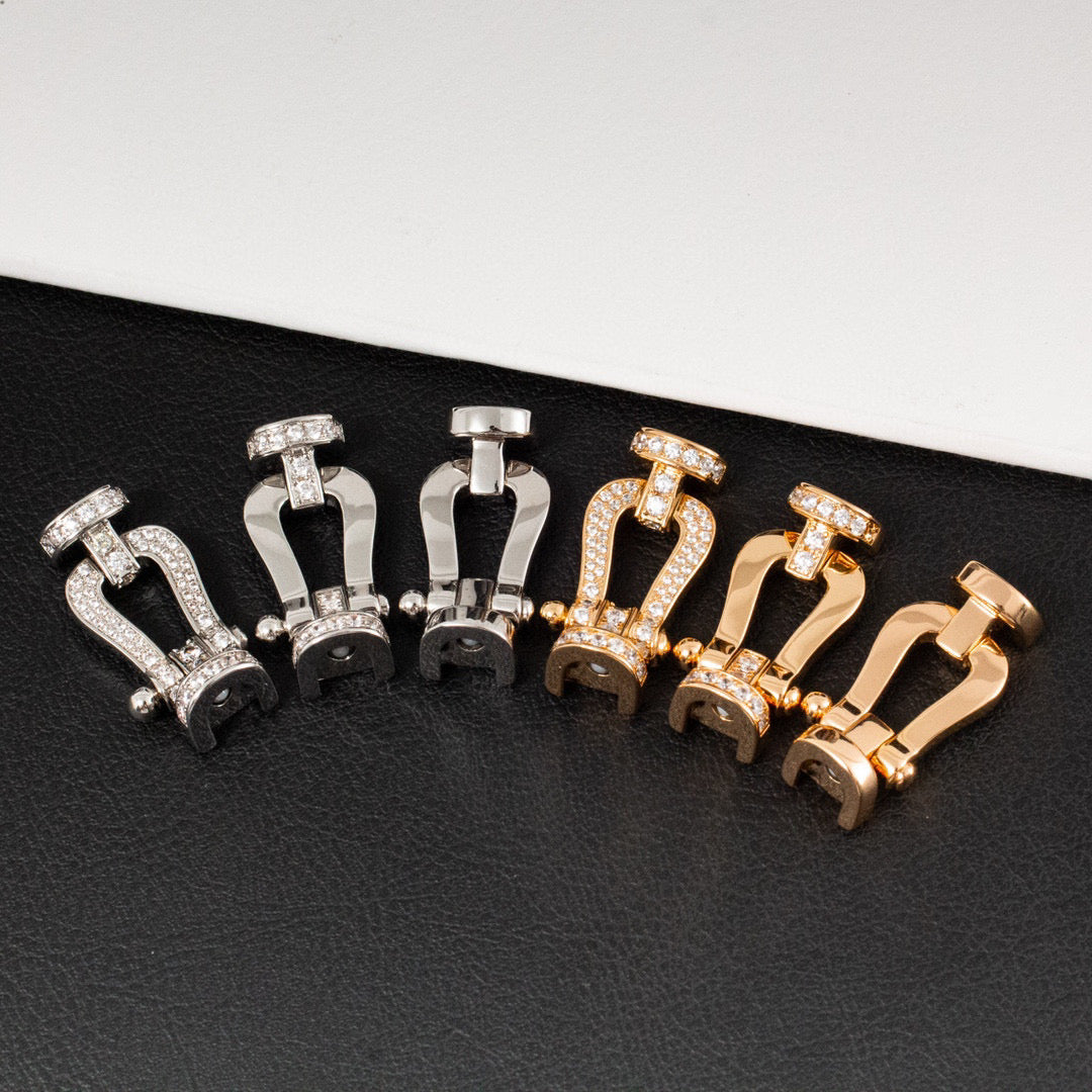 [Elara jewelsry ]FORCE LARGE HORSESHOE NO DIAMOND BRACELET GOLD