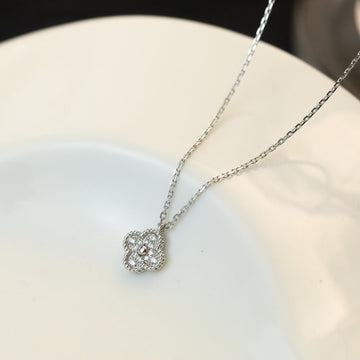 [Elara jewelsry ]CLOVER MINI 9.5MM PENDANT DIAMOND NECKLACE