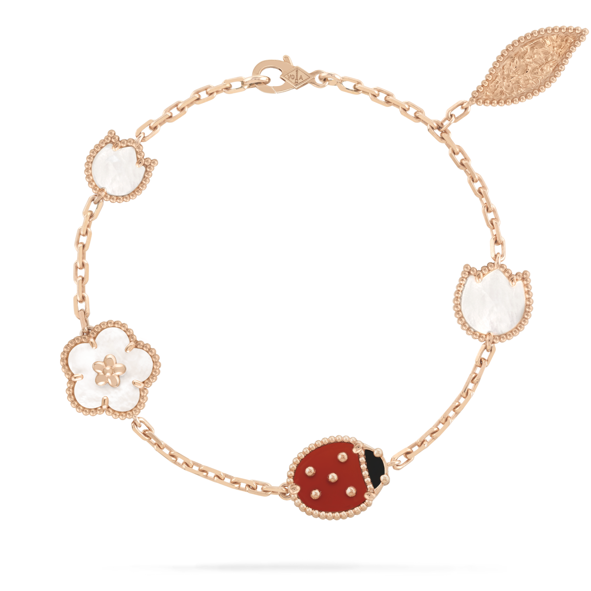 [Elara jewelsry ]LUCKY SPRING 5 MOTIF BRACELET