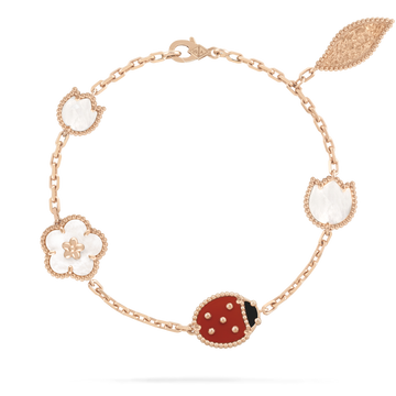 [Elara jewelsry ]LUCKY SPRING 5 MOTIF BRACELET