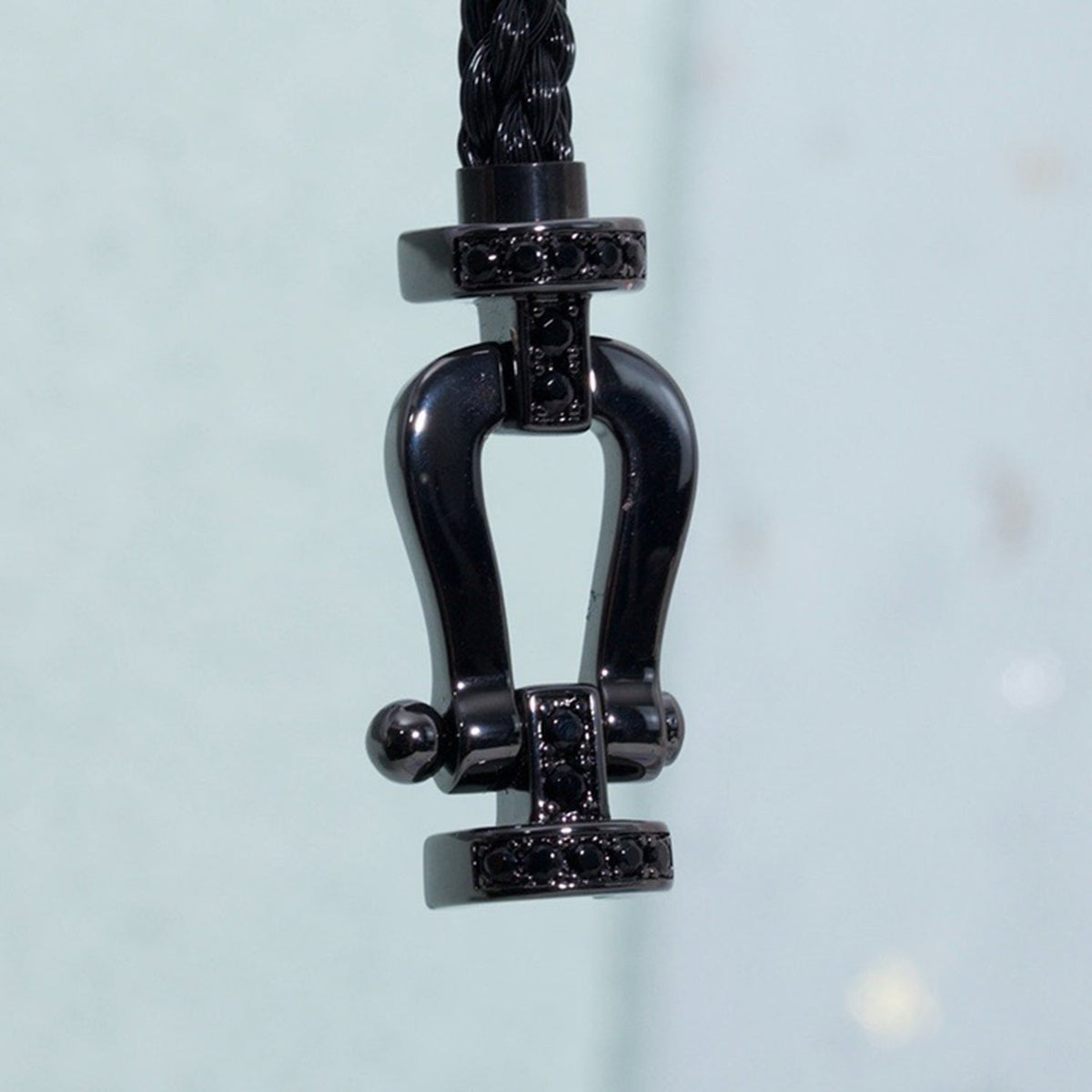 [Elara jewelsry ]FORCE LARGE SERIES HORSESHOE BLACK SAMURAI BRACELET