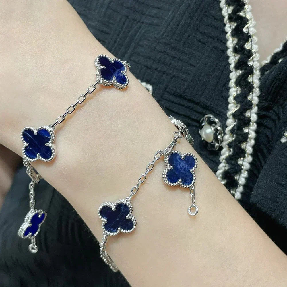 [Elara jewelsry ]CLOVER 5 MOTIF PIETERSITE BRACELET COLLECTION