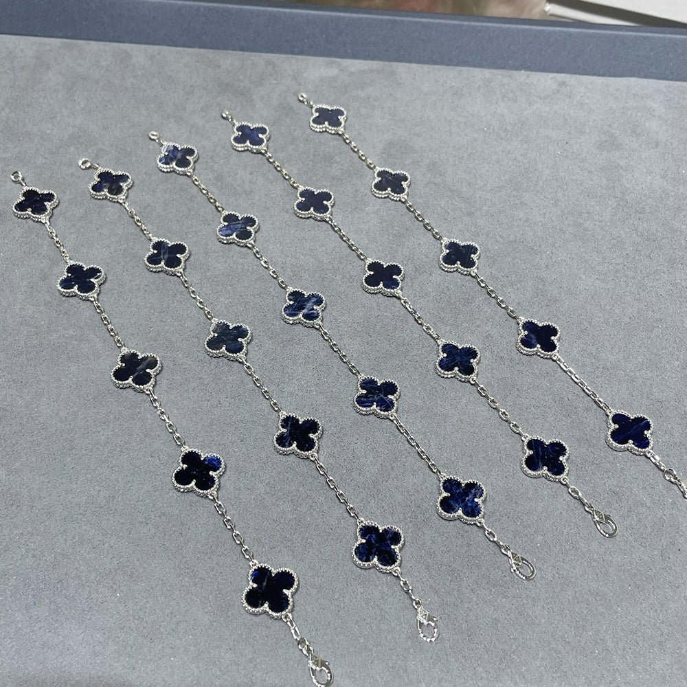 [Elara jewelsry ]CLOVER 5 MOTIF PIETERSITE BRACELET COLLECTION