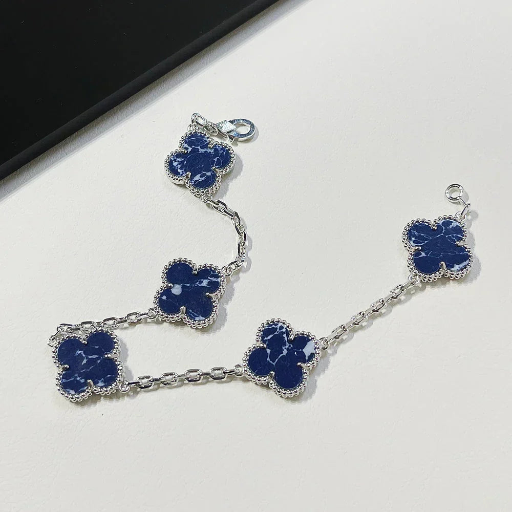 [Elara jewelsry ]CLOVER 5 MOTIF PIETERSITE BRACELET COLLECTION