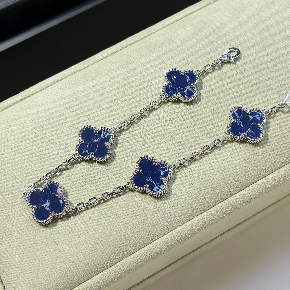[Elara jewelsry ]CLOVER 5 MOTIF PIETERSITE BRACELET COLLECTION