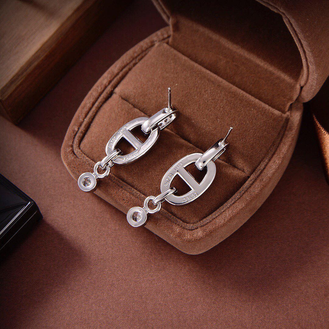 [Elara jewelsry ]HM CHAINE DIAMOND EARRINGS