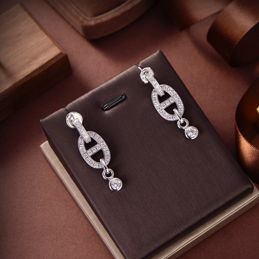 [Elara jewelsry ]HM CHAINE DIAMOND EARRINGS