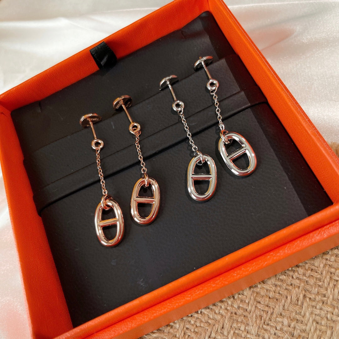 [Elara jewelsry ]CHAINE TASSEL EARRINGS