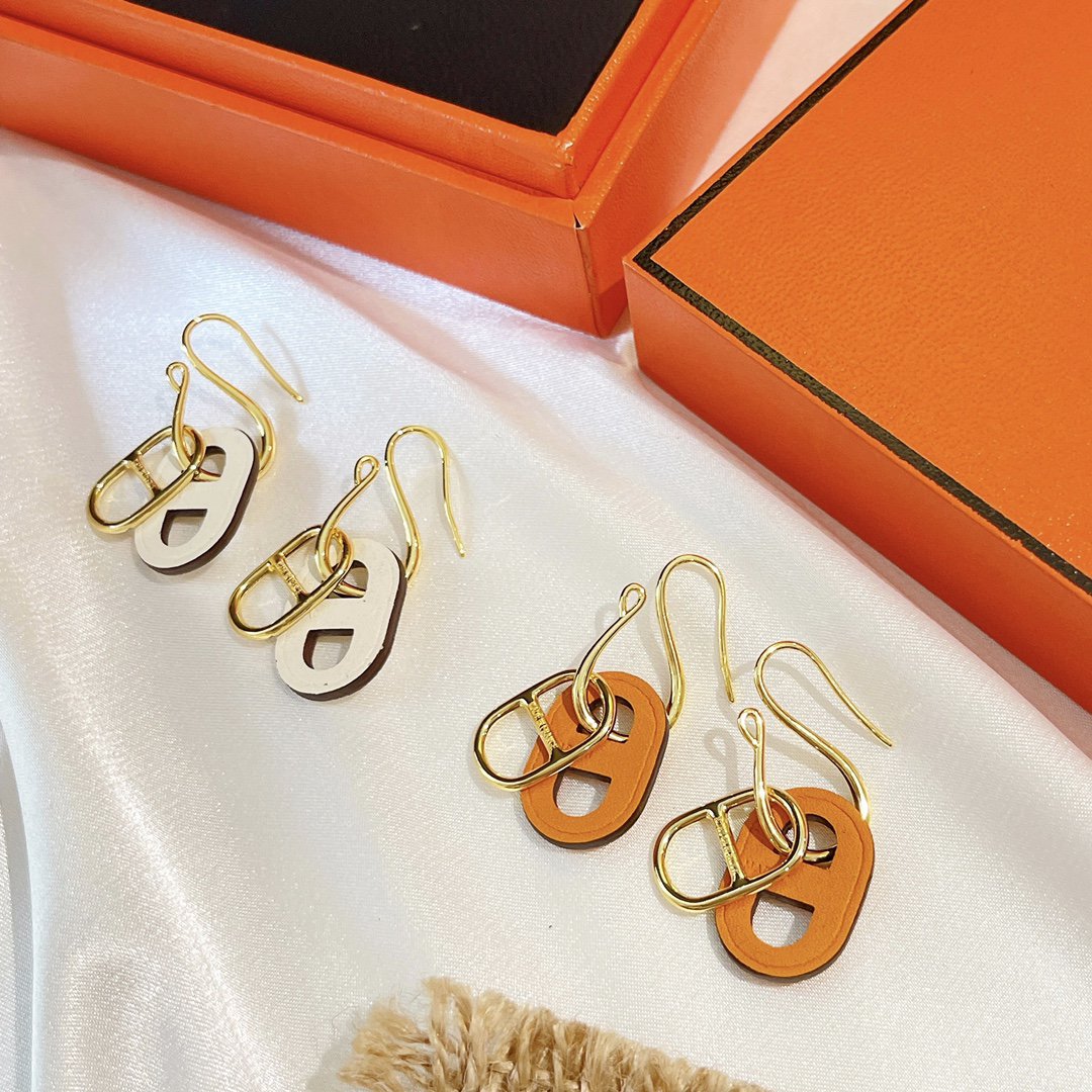 [Elara jewelsry ]HM O'MAILLON GOLD EARRINGS