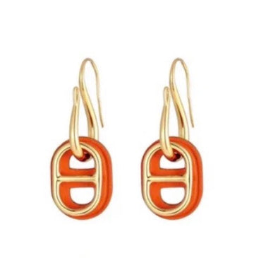 [Elara jewelsry ]HM O'MAILLON GOLD EARRINGS