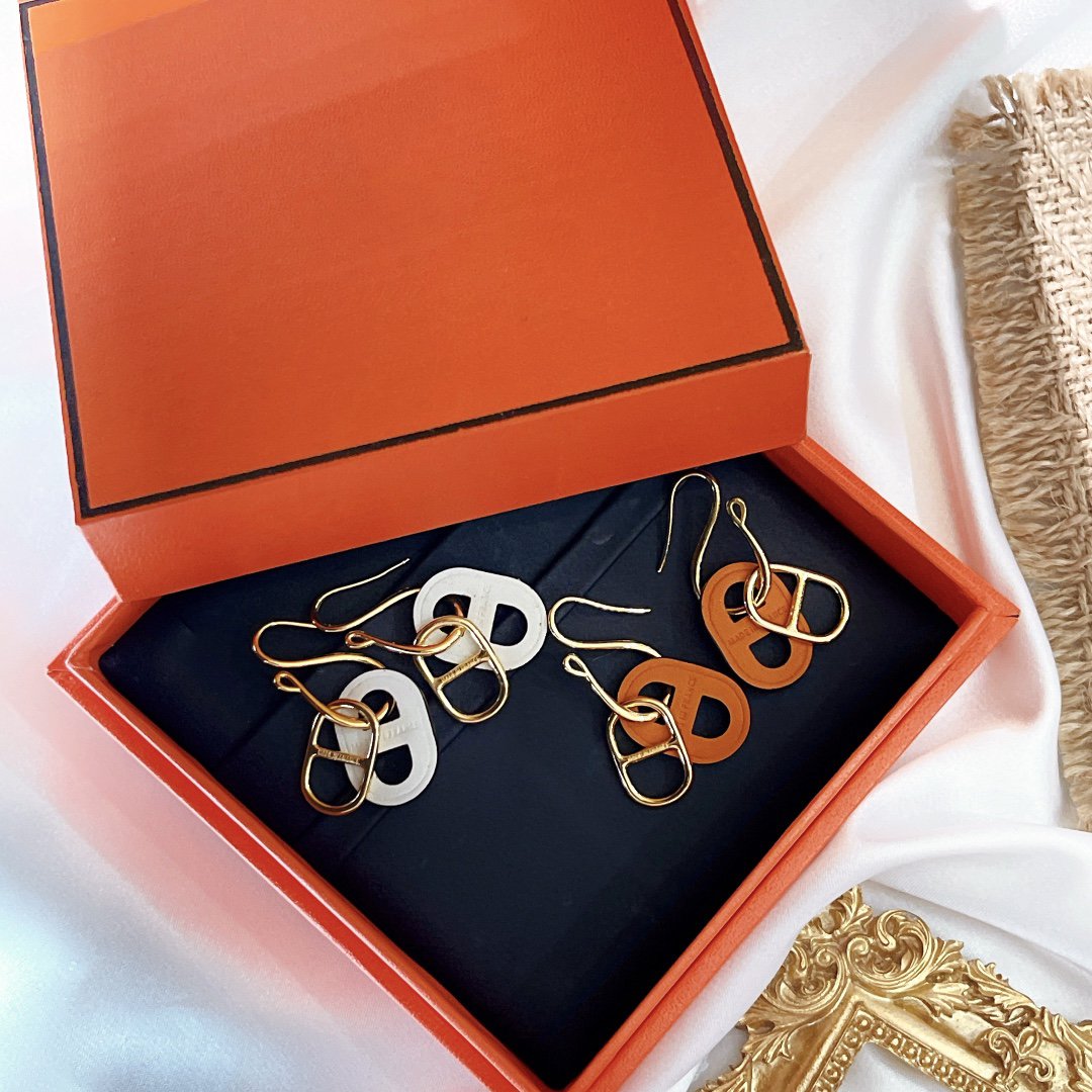 [Elara jewelsry ]HM O'MAILLON GOLD EARRINGS
