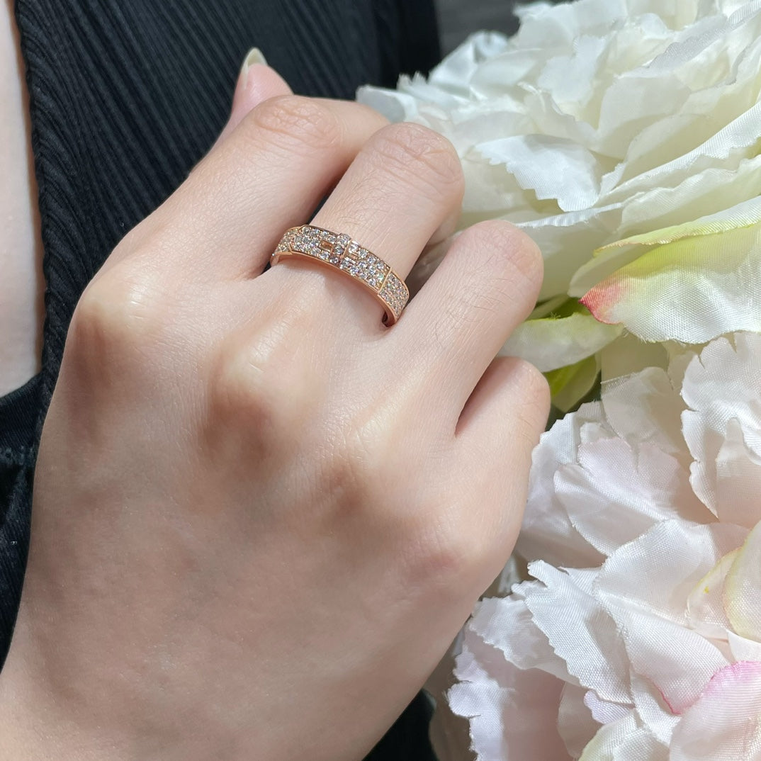 [Elara jewelsry ]KELLY PINK GOLD DIAMOND RING