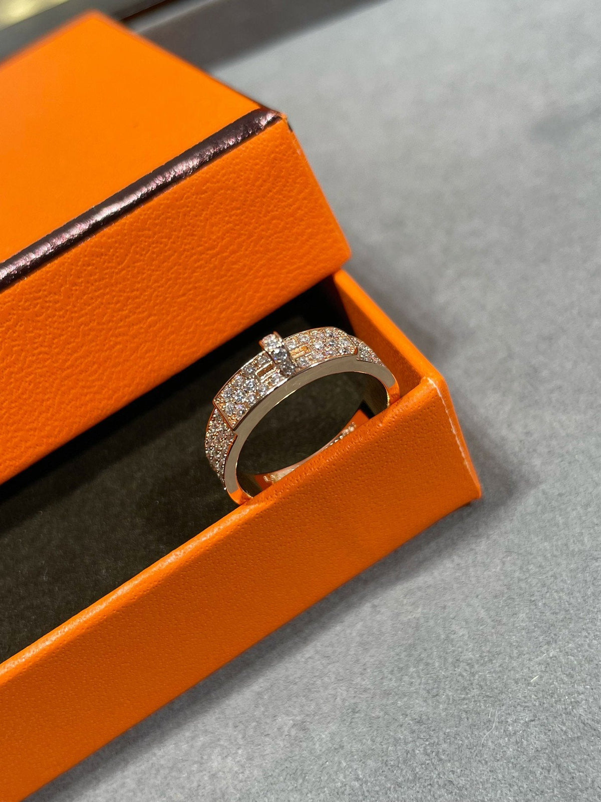 [Elara jewelsry ]KELLY PINK GOLD DIAMOND RING