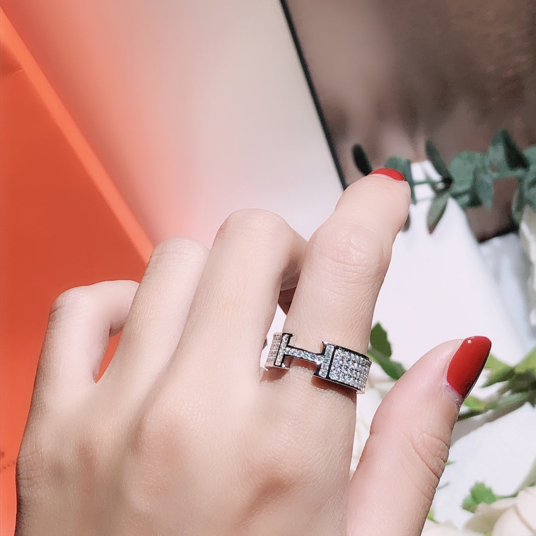 [Elara jewelsry ]H RING FULL DIAMOND