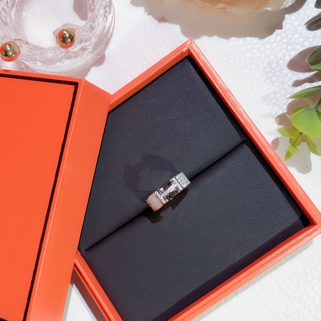 [Elara jewelsry ]H RING FULL DIAMOND