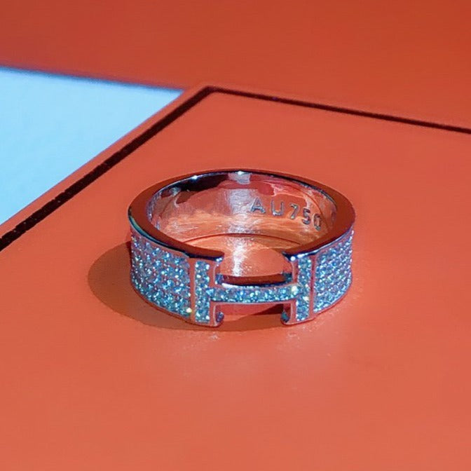 [Elara jewelsry ]H RING FULL DIAMOND