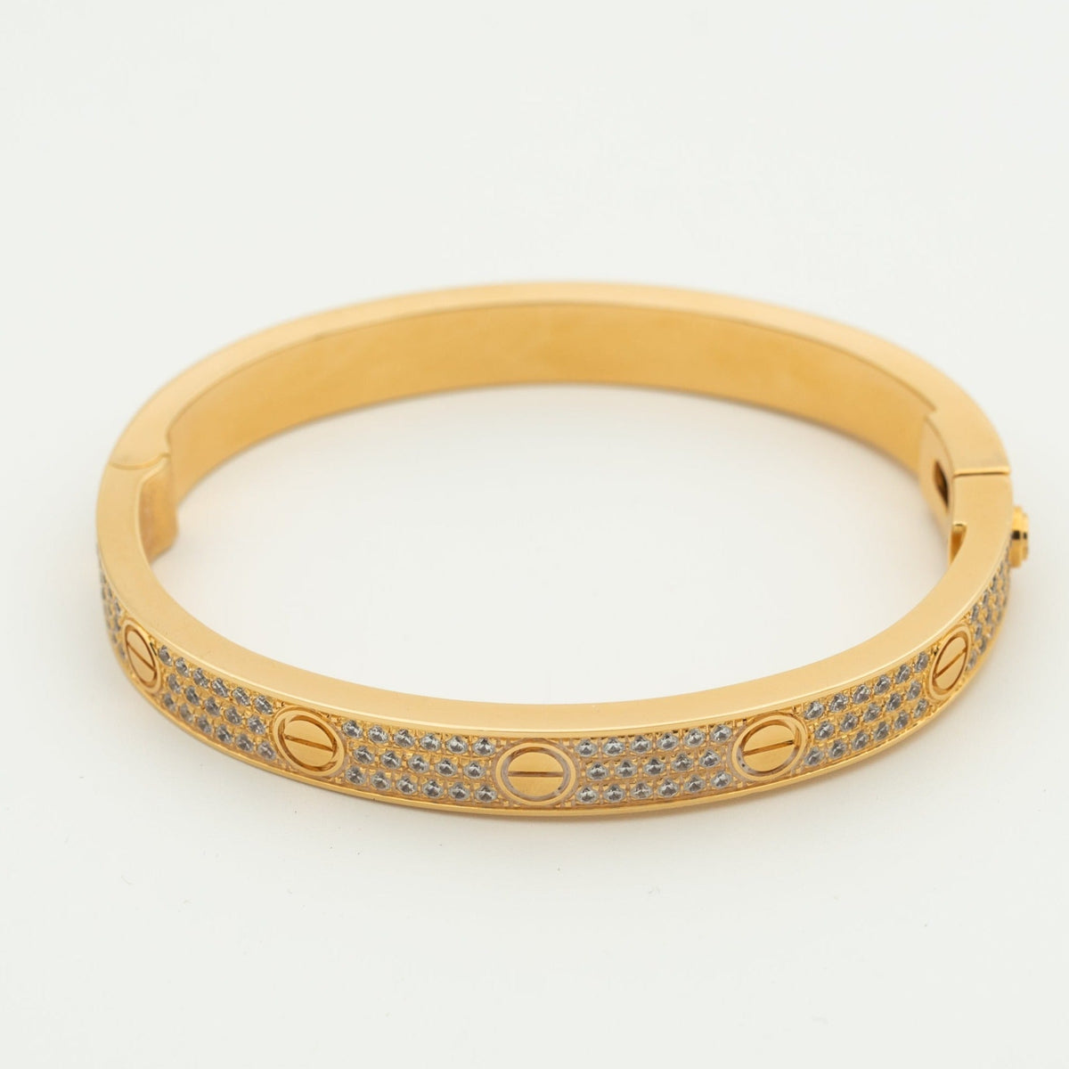[Elara jewelsry ]LOVE BRACELET 6.1MM DIAMOND-PAVED