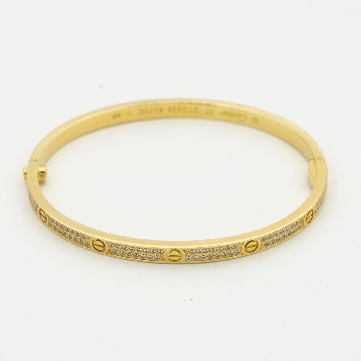 [Elara jewelsry ]LOVE BRACELET 3.65MM DIAMOND-PAVED
