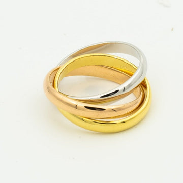 [Elara jewelsry ]TRINITY RING GOLD PINK GOLD SILVER