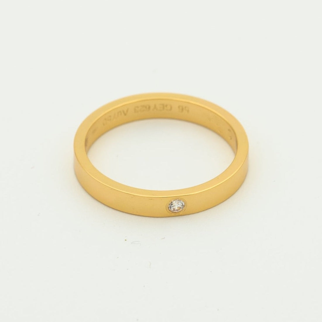[Elara jewelsry ]LOVE RING 4MM 1 DIAMOND