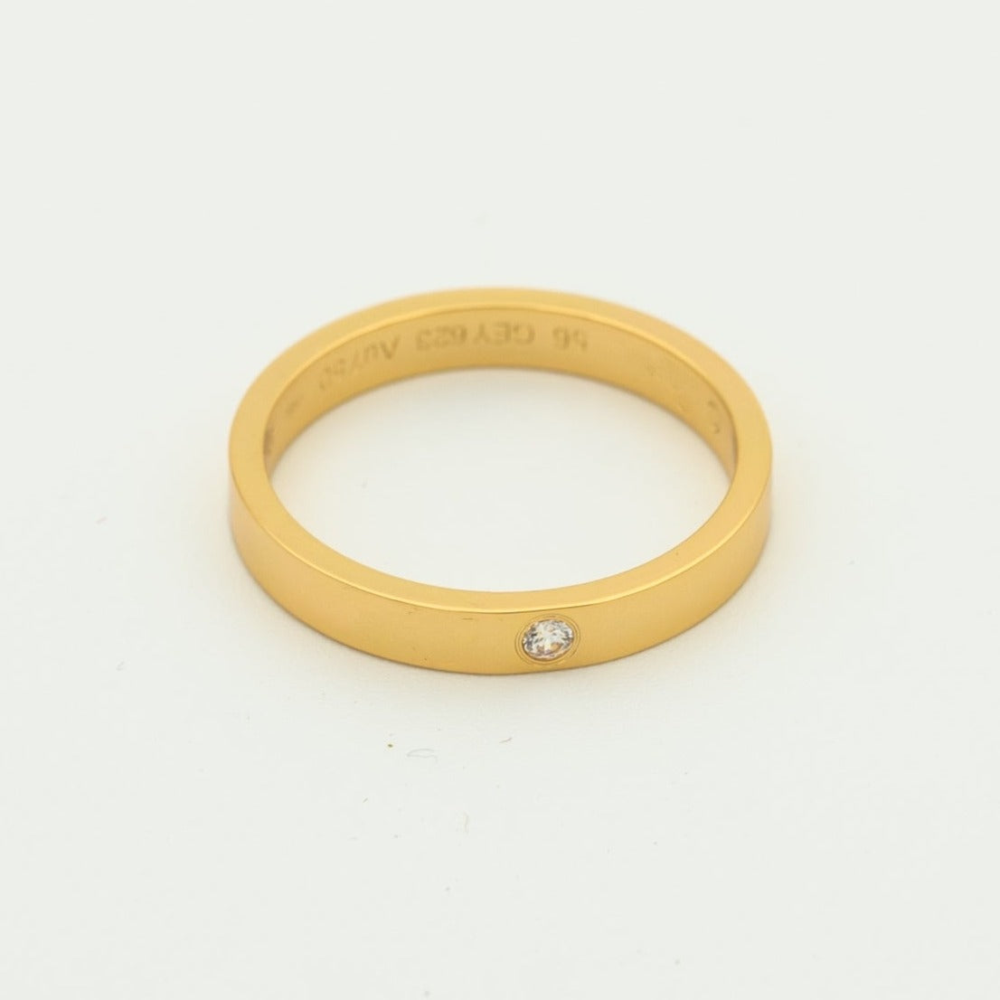 [Elara jewelsry ]LOVE RING 4MM 1 DIAMOND