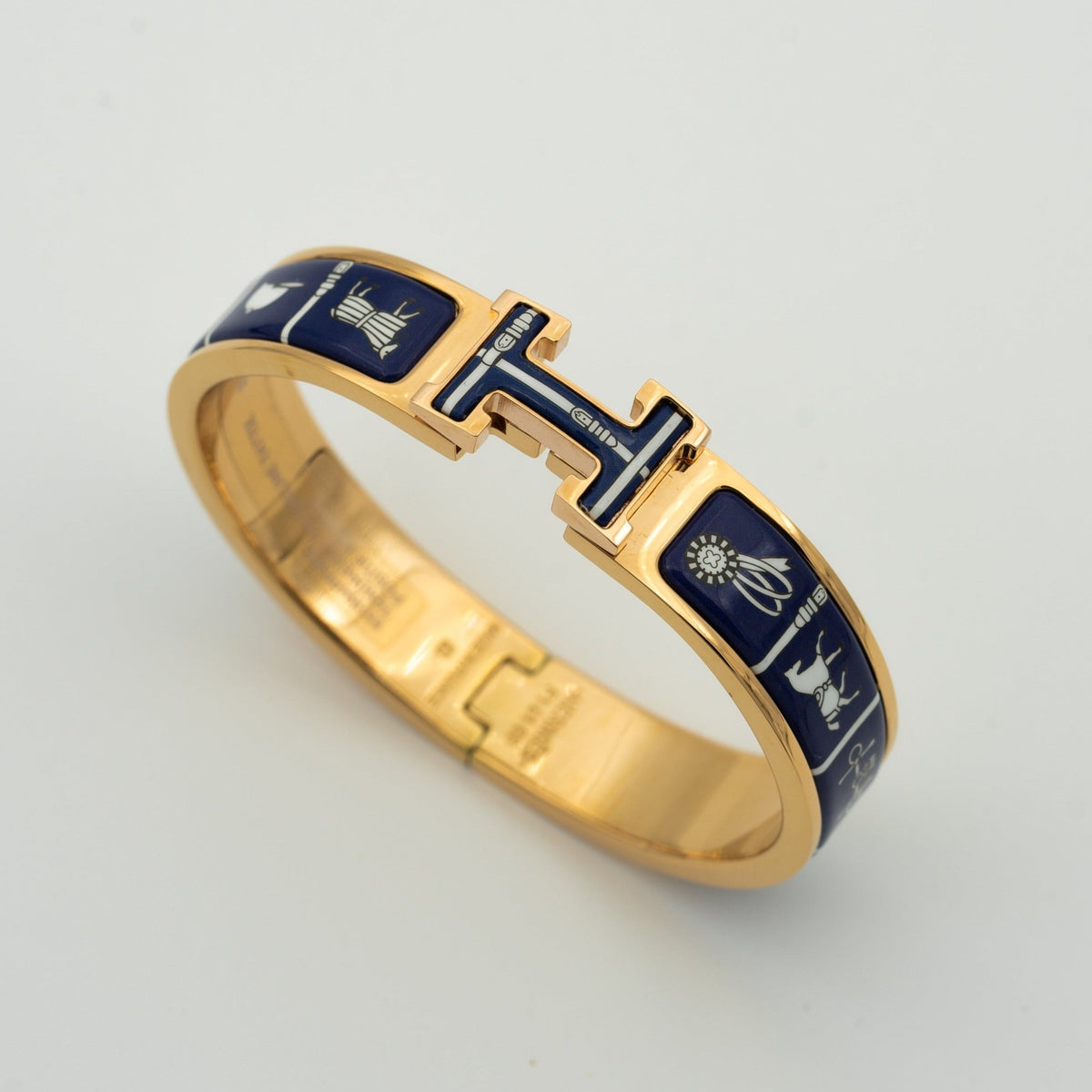 [Elara jewelsry ]H BRACELET BLUE CERAMIC
