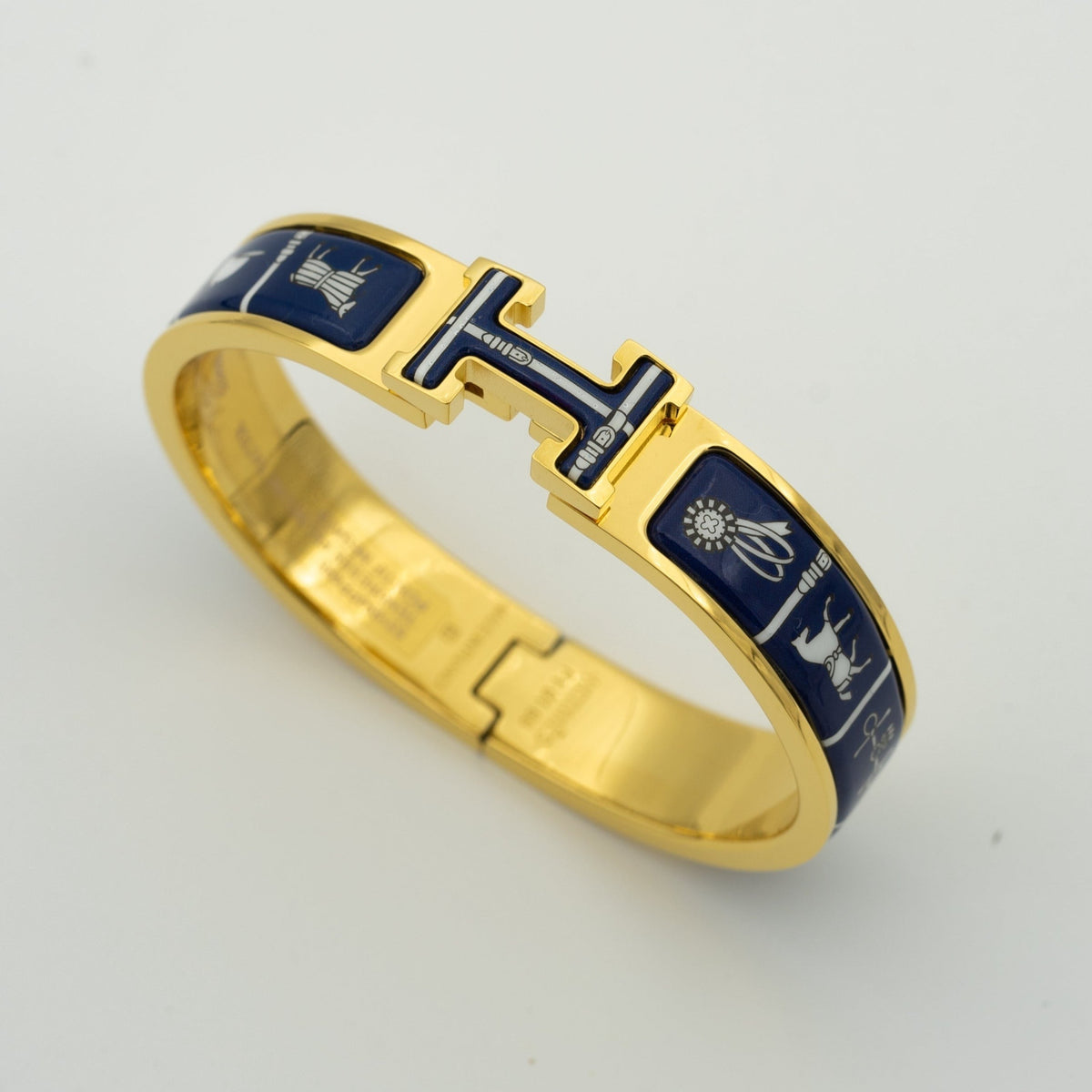 [Elara jewelsry ]H BRACELET BLUE CERAMIC