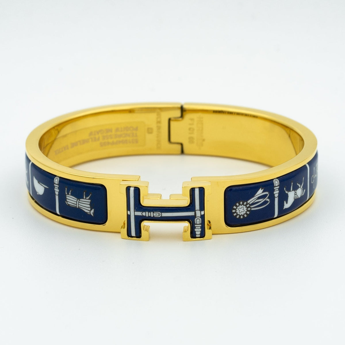 [Elara jewelsry ]H BRACELET BLUE CERAMIC