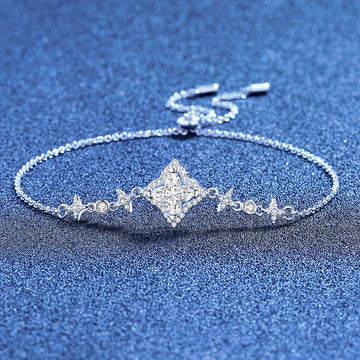 [Elara]MARQUISE-CLOVER MOISSANITE BRACELET