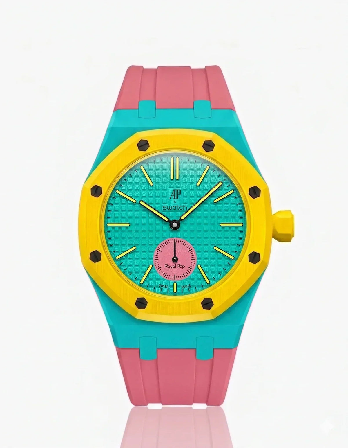 Silicone Strap & Case  Royal Pop Otg Roz(Customize  Colors)
