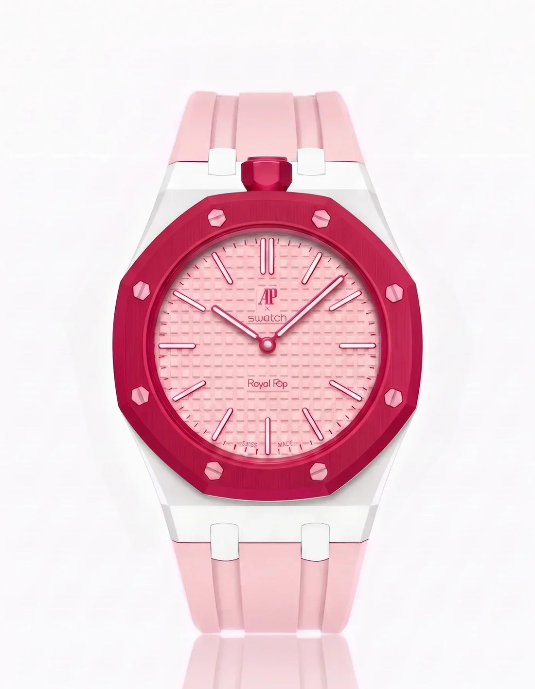 Silicone Strap &  Case  Royal Pop Otto Rosso(Customize  Colors)