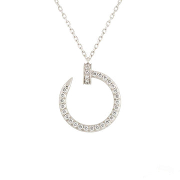 [Elara jewelsry ]JUSTE NECKLACE SILVER DIAMONDS