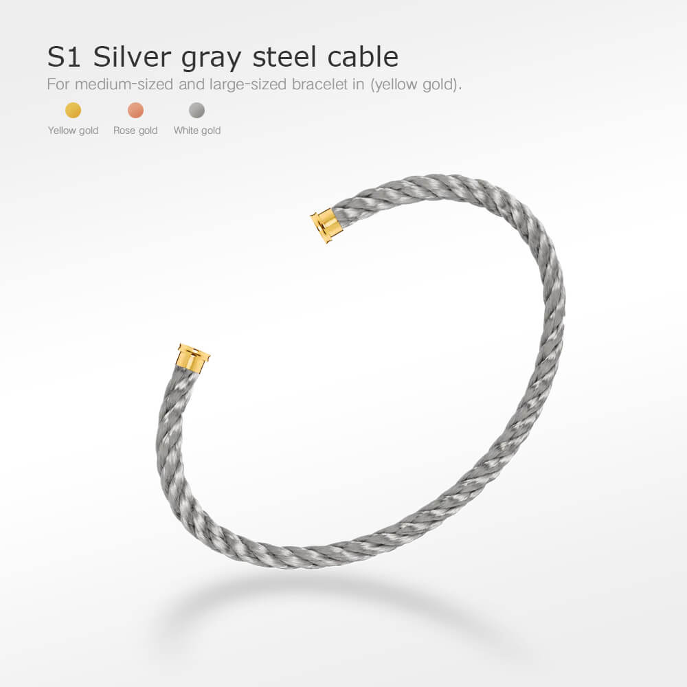 [Elara jewelsry ]FORCE SERIES BRACELET CABLES 50 CHOICES (DIY SELECTION)