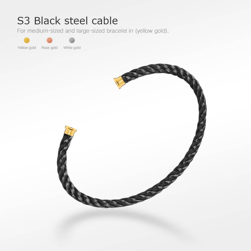 [Elara jewelsry ]FORCE SERIES BRACELET CABLES 50 CHOICES (DIY SELECTION)