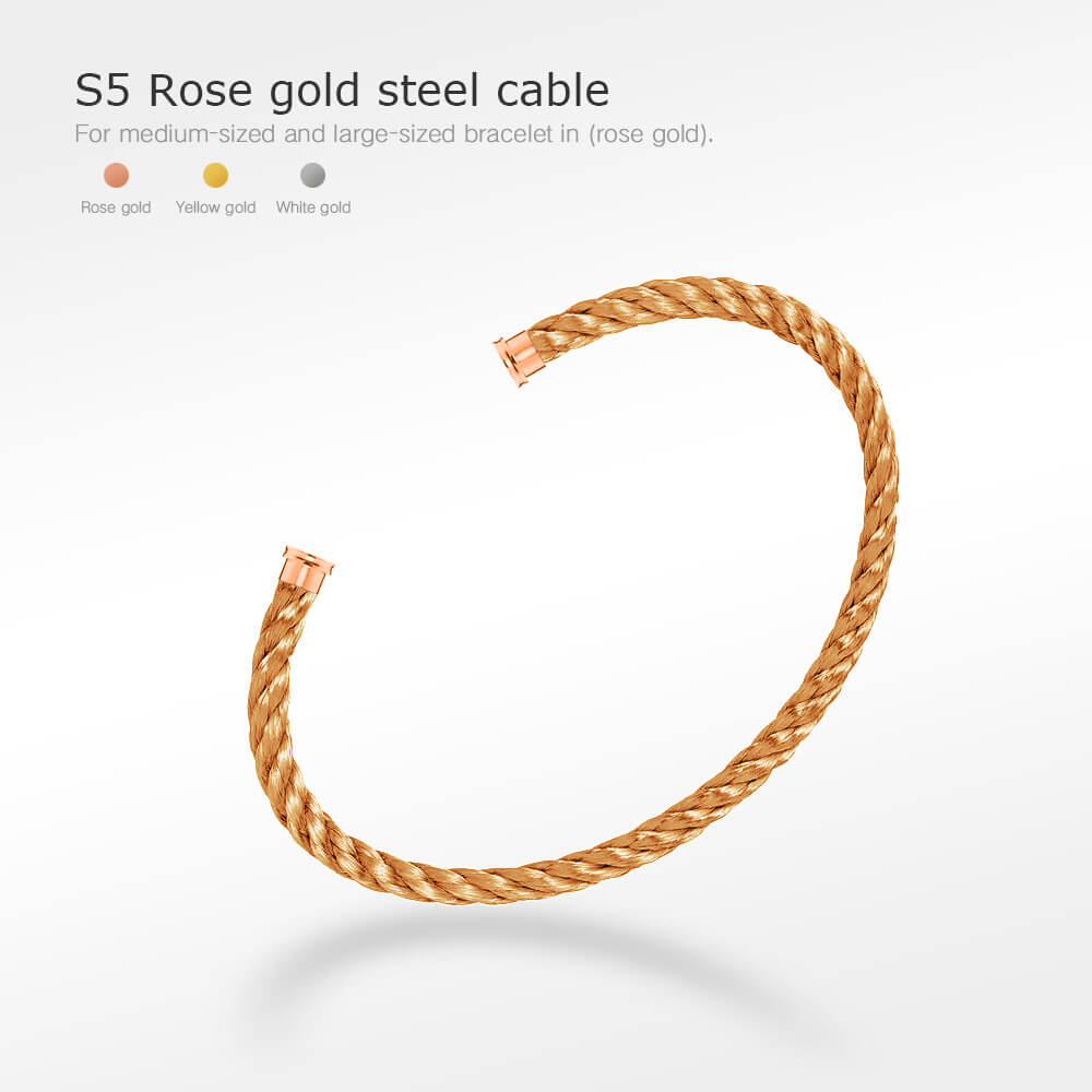 [Elara jewelsry ]FORCE SERIES BRACELET CABLES 50 CHOICES (DIY SELECTION)