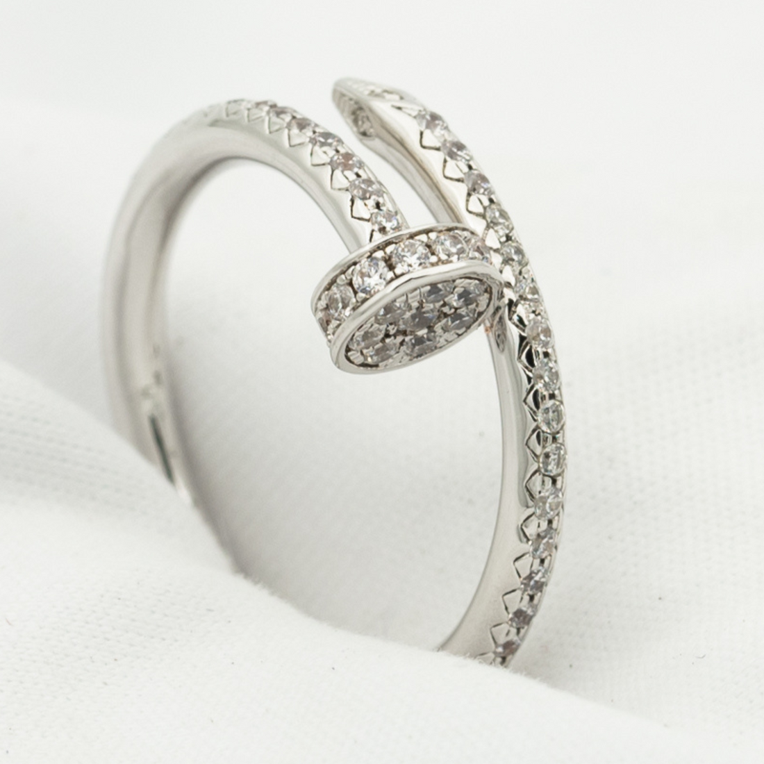 [Elara jewelsry ]JUSTE RING 1.8MM SILVER DIAMONDS