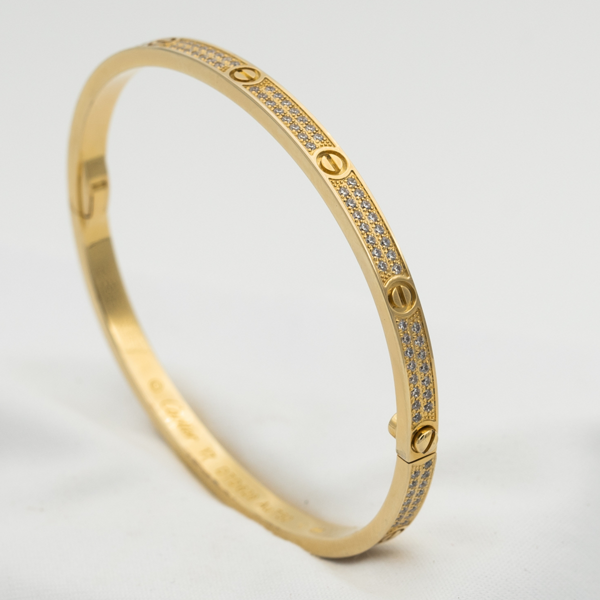 [Elara jewelsry ]LOVE BRACELET 3.65MM DIAMOND-PAVED
