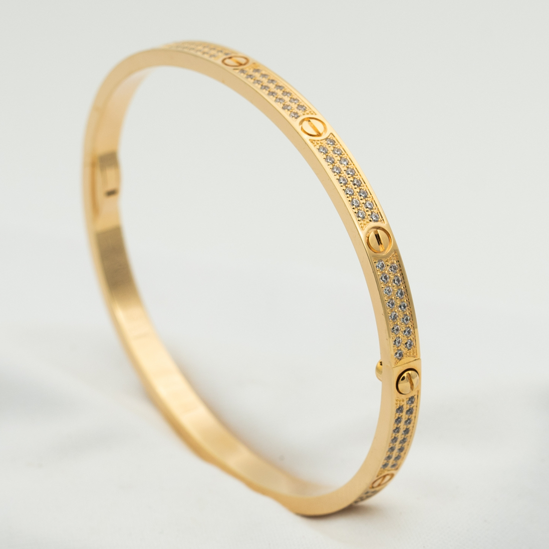 [Elara jewelsry ]LOVE BRACELET 3.65MM DIAMOND-PAVED