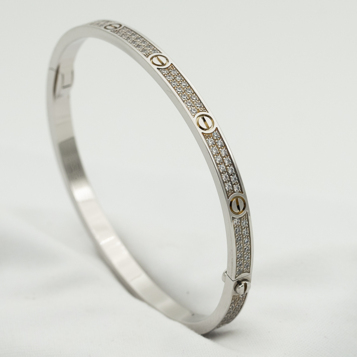 [Elara jewelsry ]LOVE BRACELET 3.65MM DIAMOND-PAVED